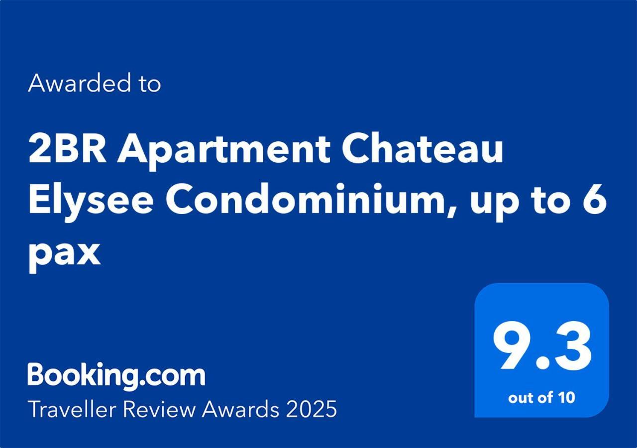 Cozy 2Br Staycation With Balcony Chateau Elysee For 4-6 Pax Paranaque City 외부 사진